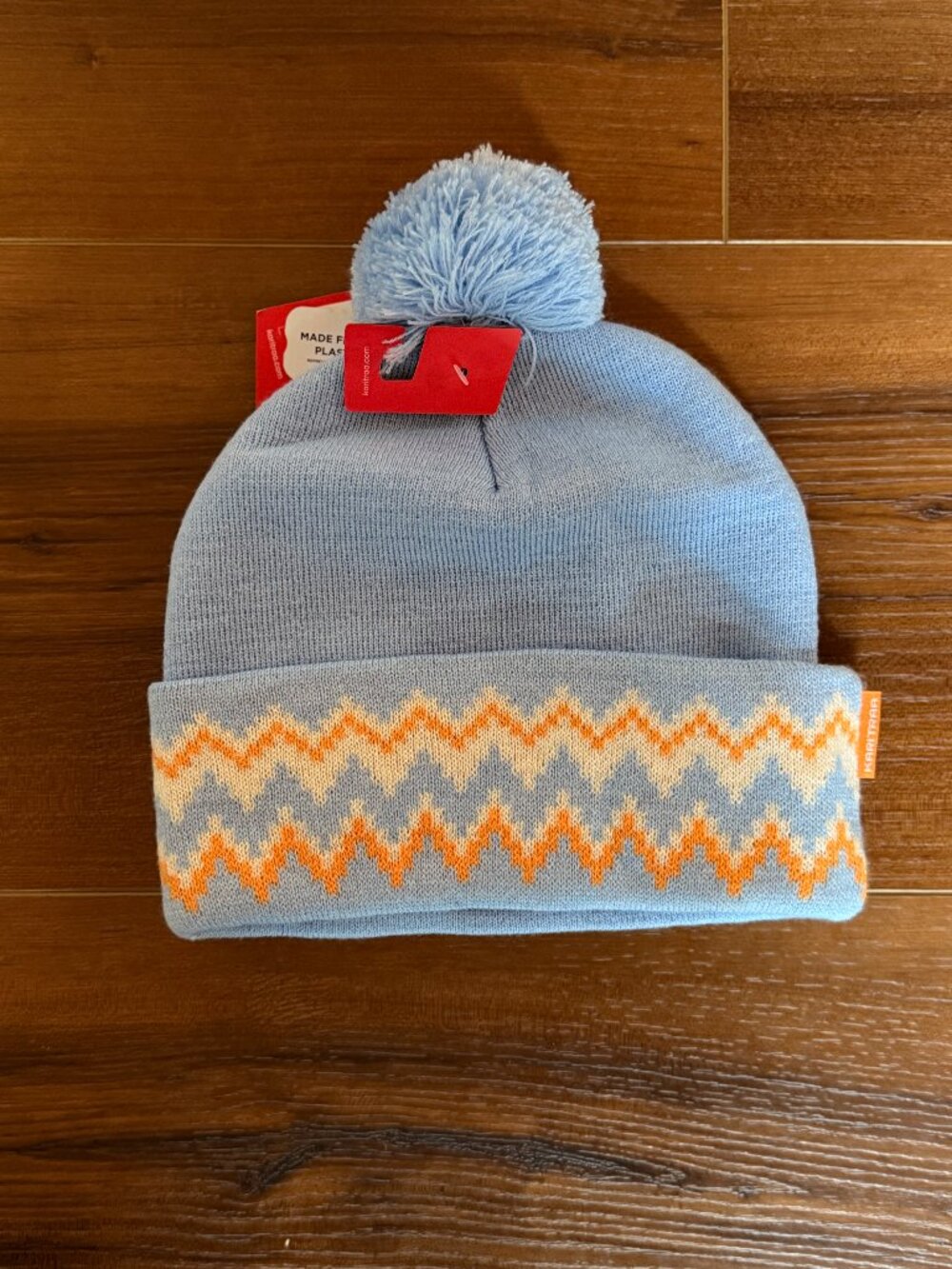Kari Traa Pom Beanie Light Blue NWT Winter Hat